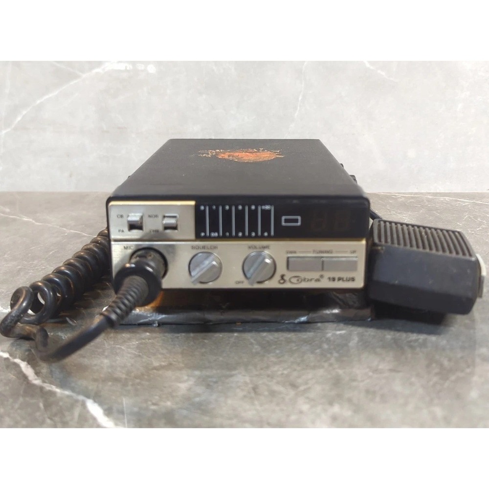 Cobra 19 Plus CB Radio With Microphone